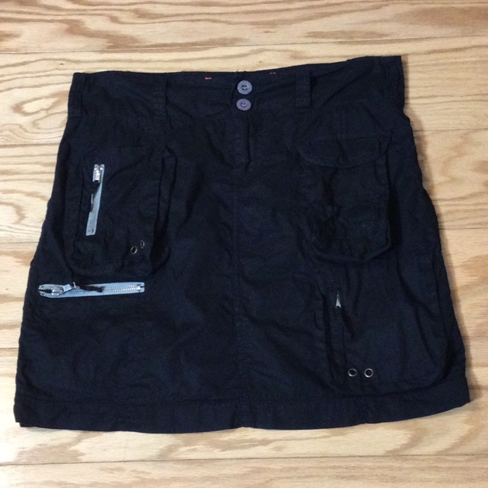 0 Johnny Was Pete & Greta black boho cargo skirt